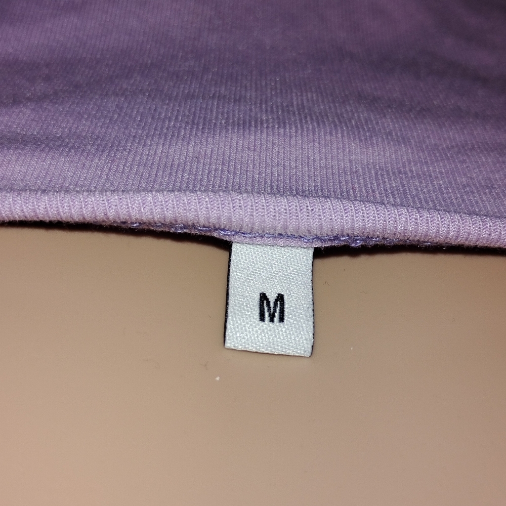Lavender Bustier Style Crop Top - Picture 2 of 5
